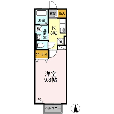 ラ フォルツァの物件間取画像